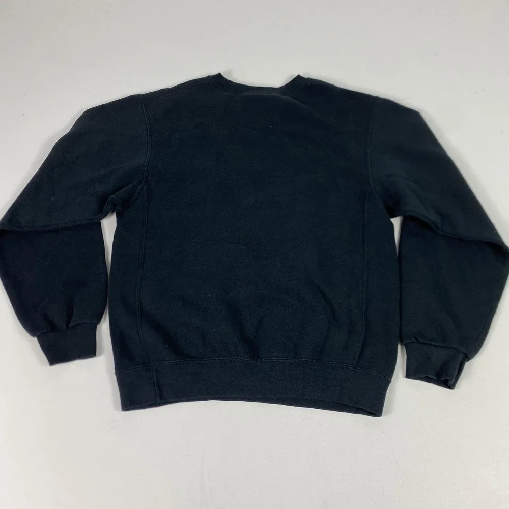 Vintage Iowa Hawkeyes Sweatshirt Mens Small Black NCAA Football Russell Athletic